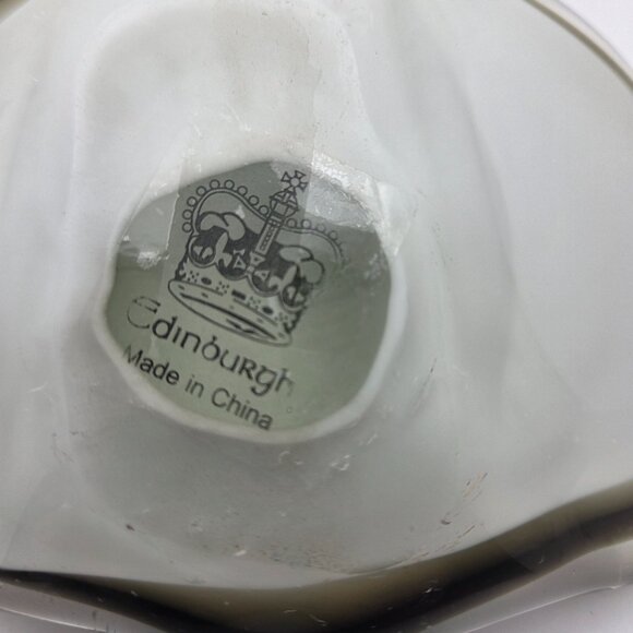 VTG Edinburgh Art Glass Stingray Sculpture MCM Style Smoked Grey Marine Figurine - Picture 7 of 7